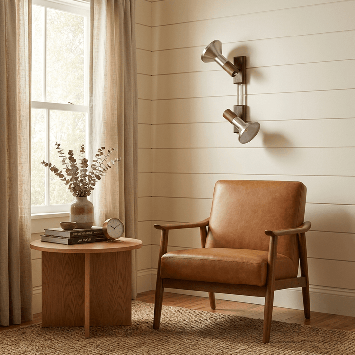 Ardell Dual Spotlight Wall Lamp