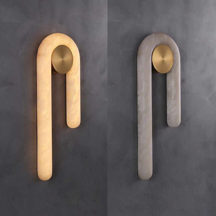 Arlo Loop Alabaster Wall Light