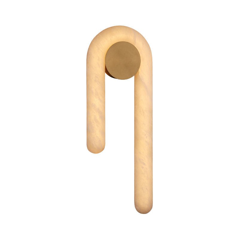 Arlo Loop Alabaster Wall Light