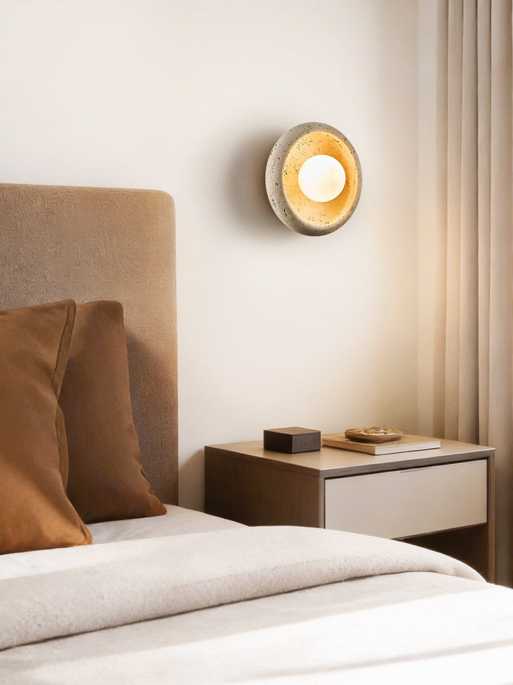 Arlo Travertine Wall Light