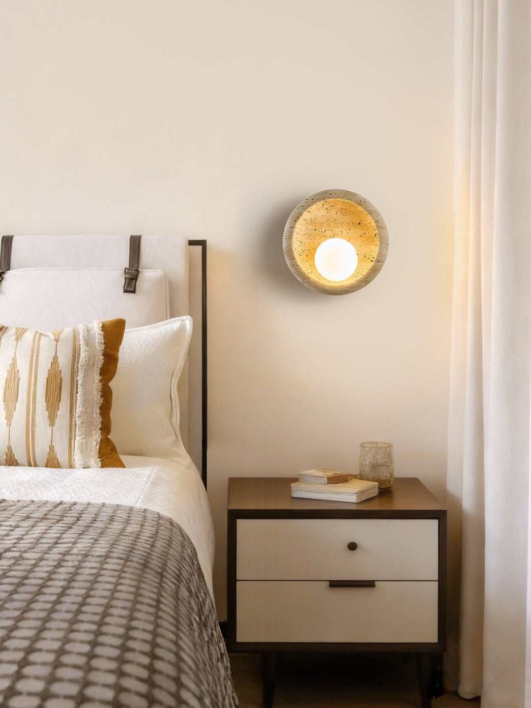 Arlo Travertine Wall Light
