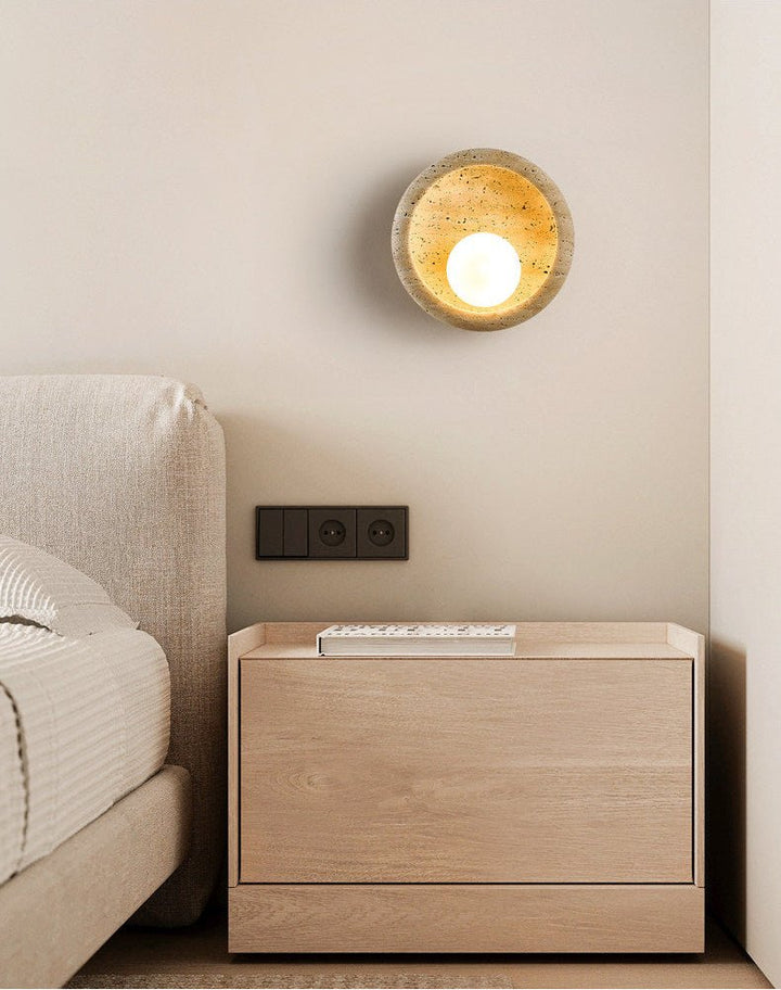 Arlo Travertine Wall Light