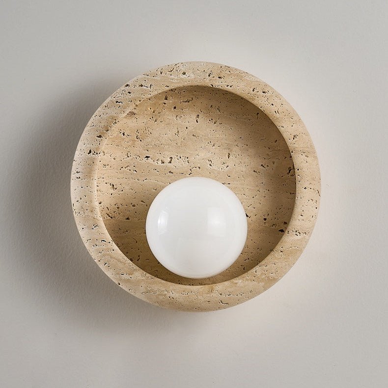 Arlo Travertine Wall Light
