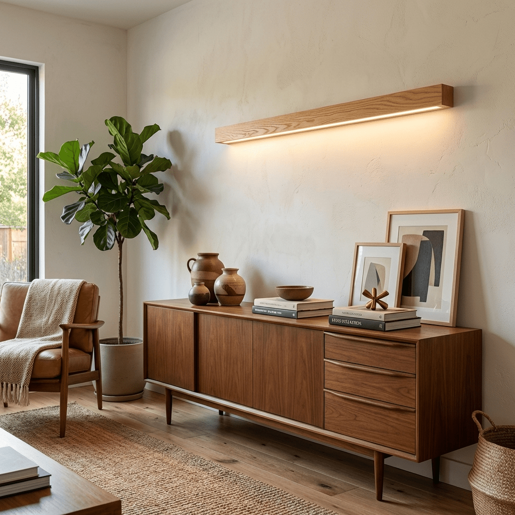 Arlo Linear Wood Wall Light