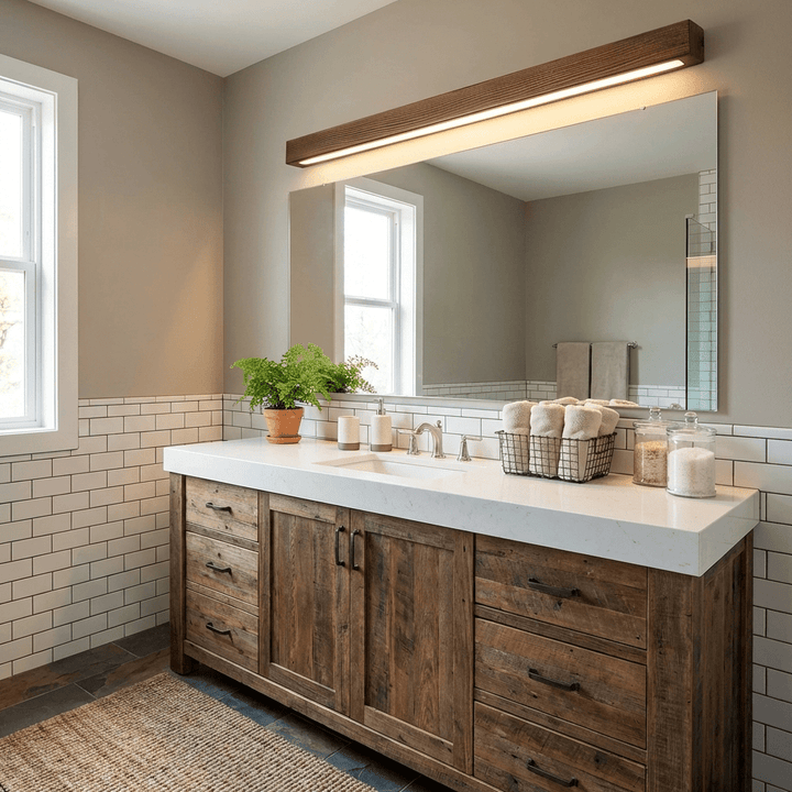 Arlo Linear Wood Wall Light