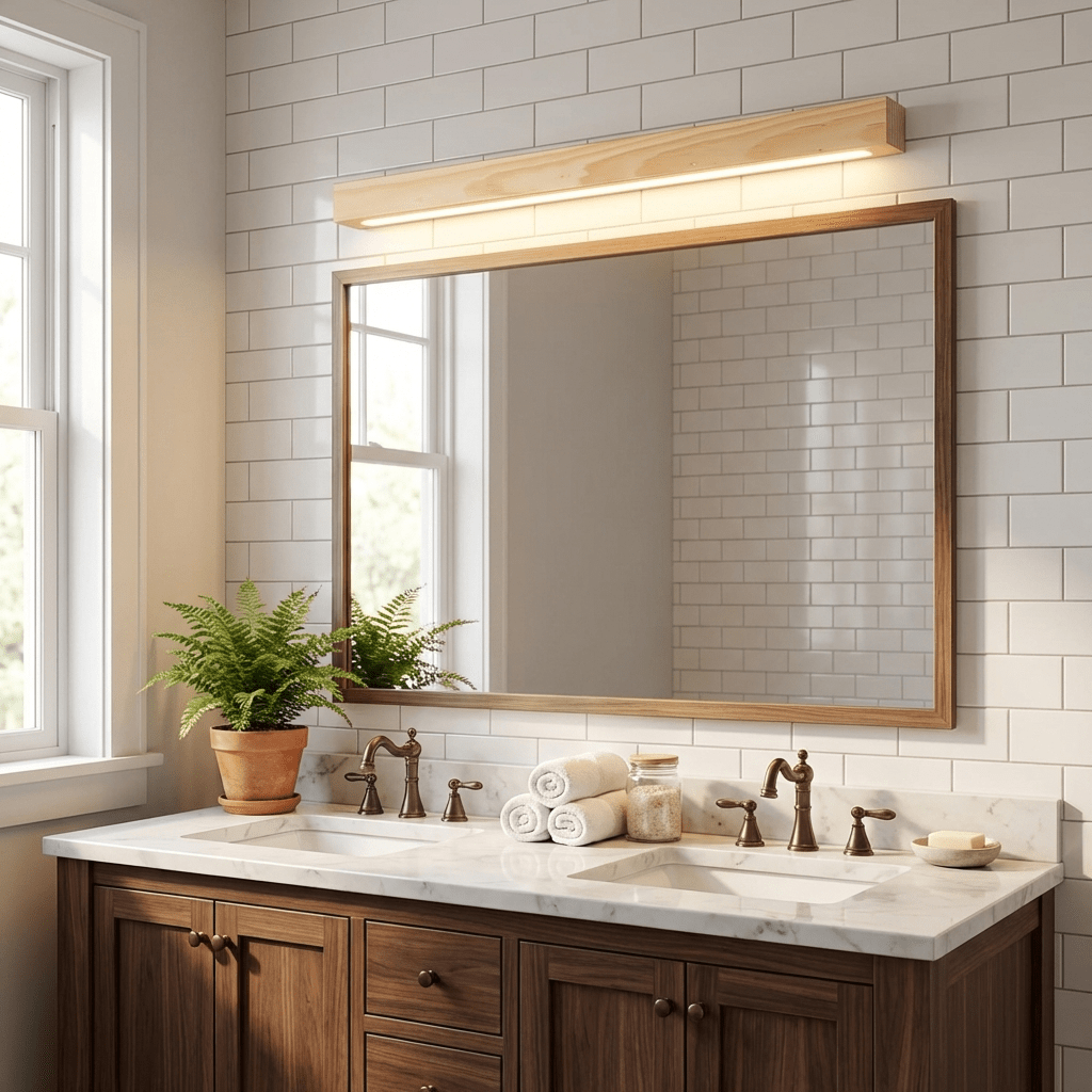 Arlo Linear Wood Wall Light