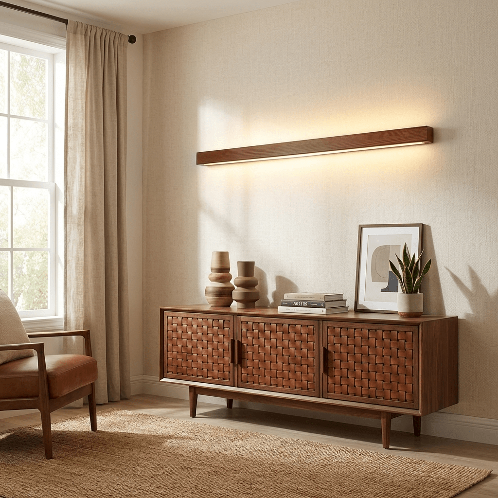 Arlo Linear Wood Wall Light