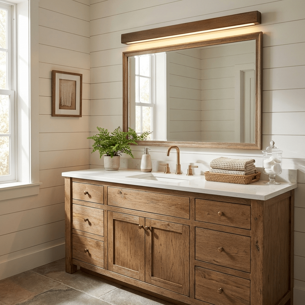 Arlo Linear Wood Wall Light