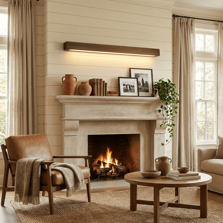 Arlo Linear Wood Wall Light