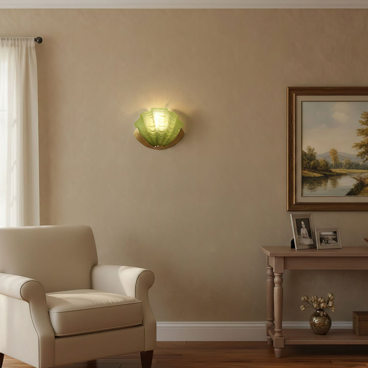 Art Deco Scallop Wall Light