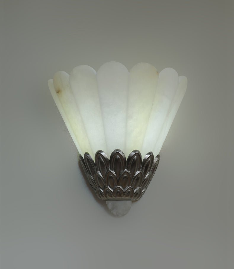 Artoria Petal Alabaster Wall Sconce