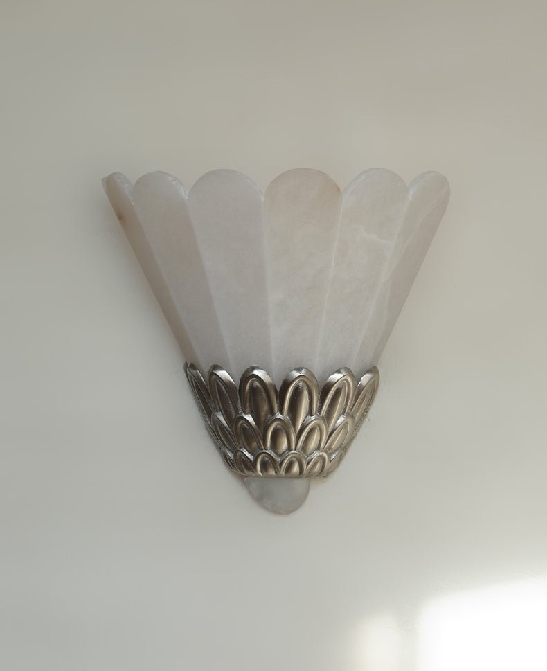 Artoria Petal Alabaster Wall Sconce