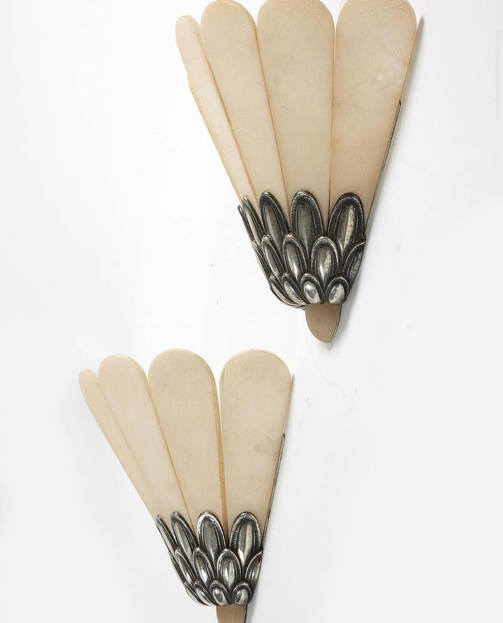 Artoria Petal Alabaster Wall Sconce