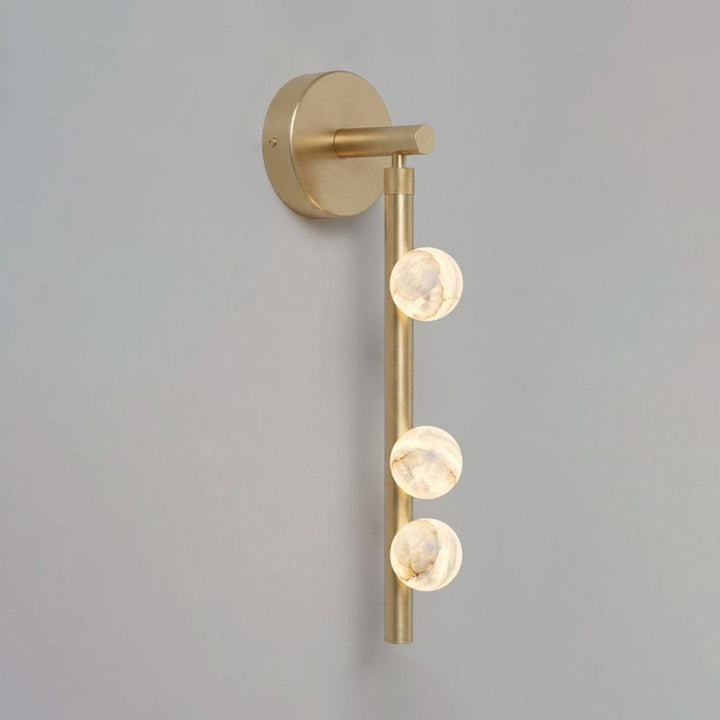 Asteria Alabaster Multi-Globe Wall Sconce