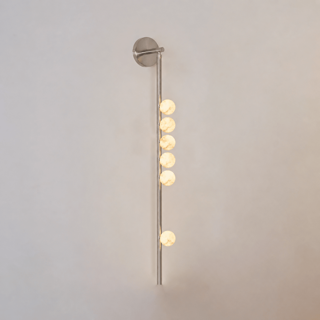 Asteria Alabaster Multi-Globe Wall Sconce