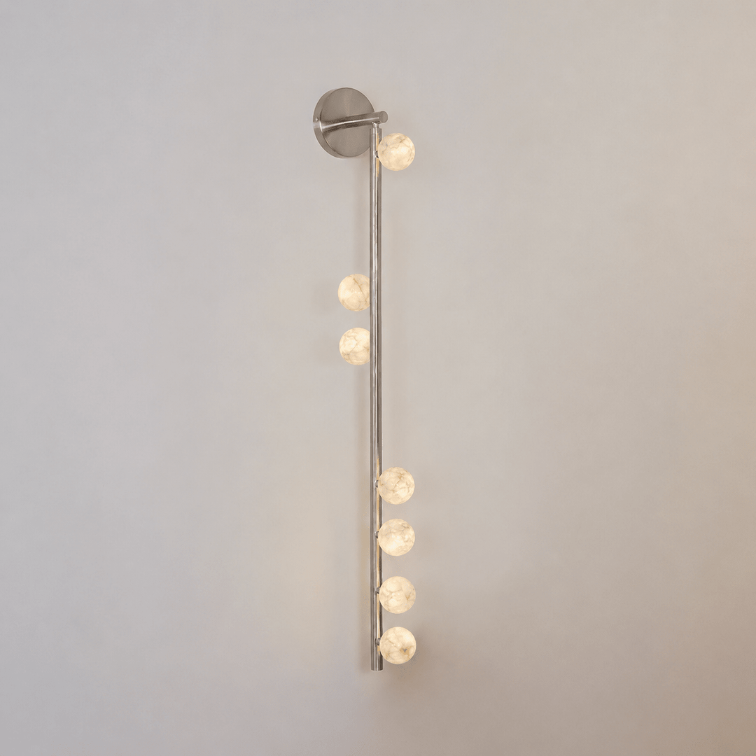 Asteria Alabaster Multi-Globe Wall Sconce