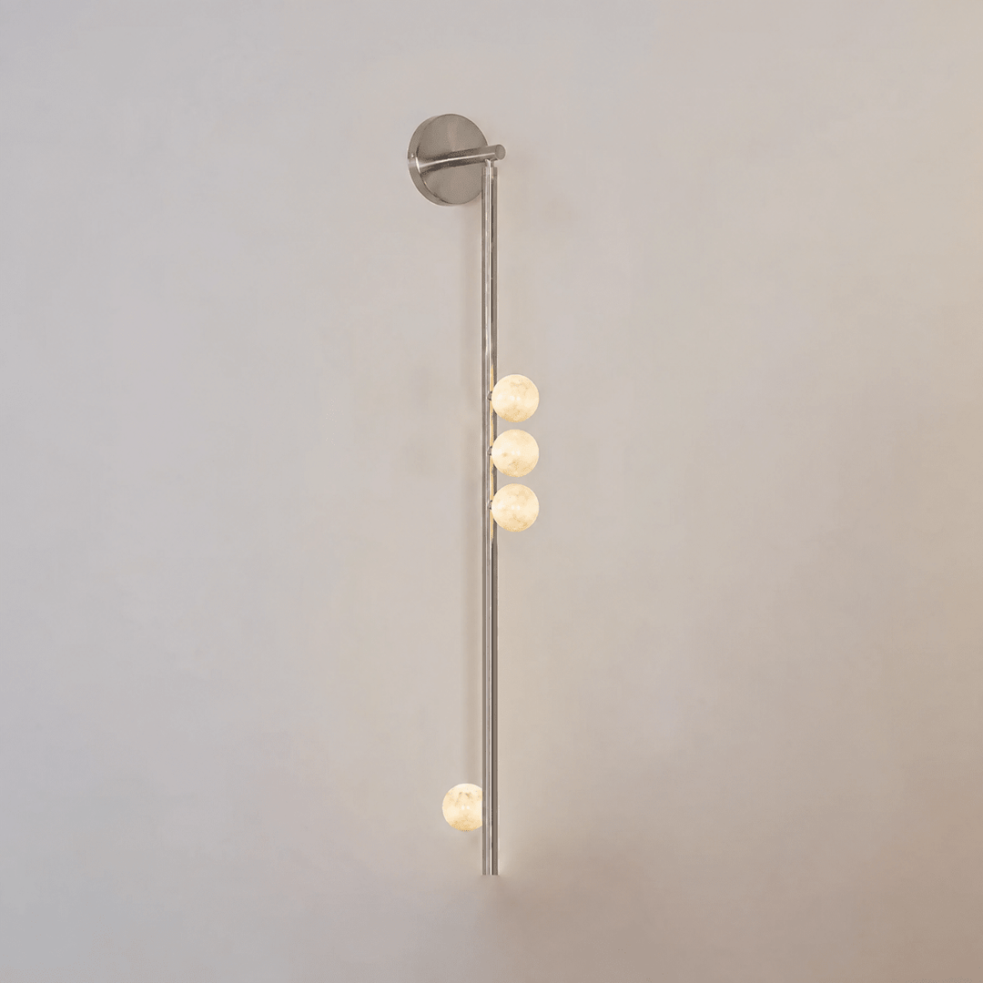 Asteria Alabaster Multi-Globe Wall Sconce