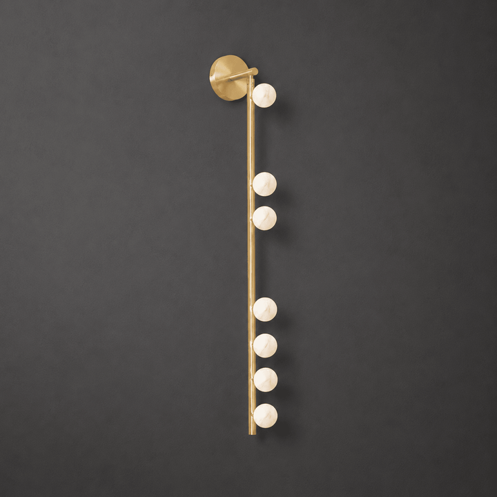 Asteria Alabaster Multi-Globe Wall Sconce