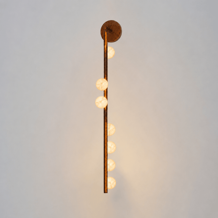 Asteria Alabaster Multi-Globe Wall Sconce