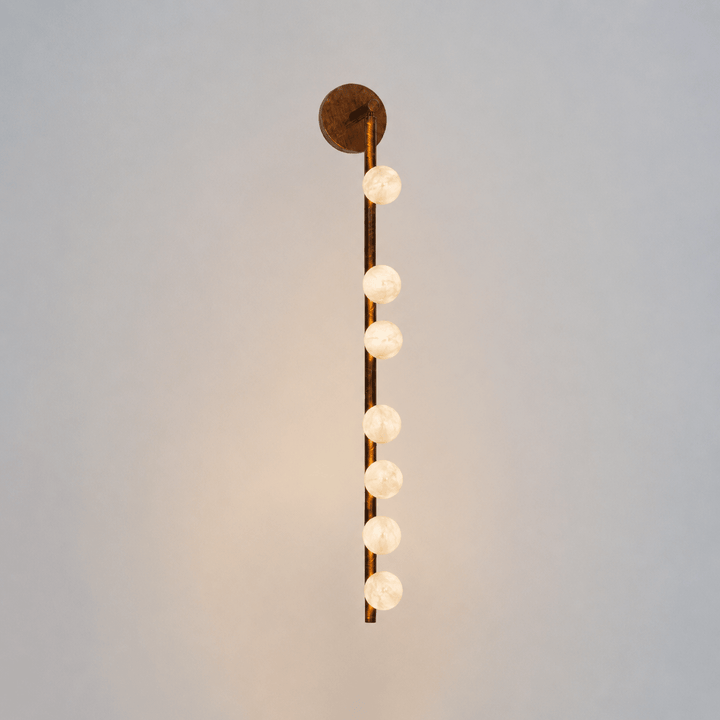 Asteria Alabaster Multi-Globe Wall Sconce