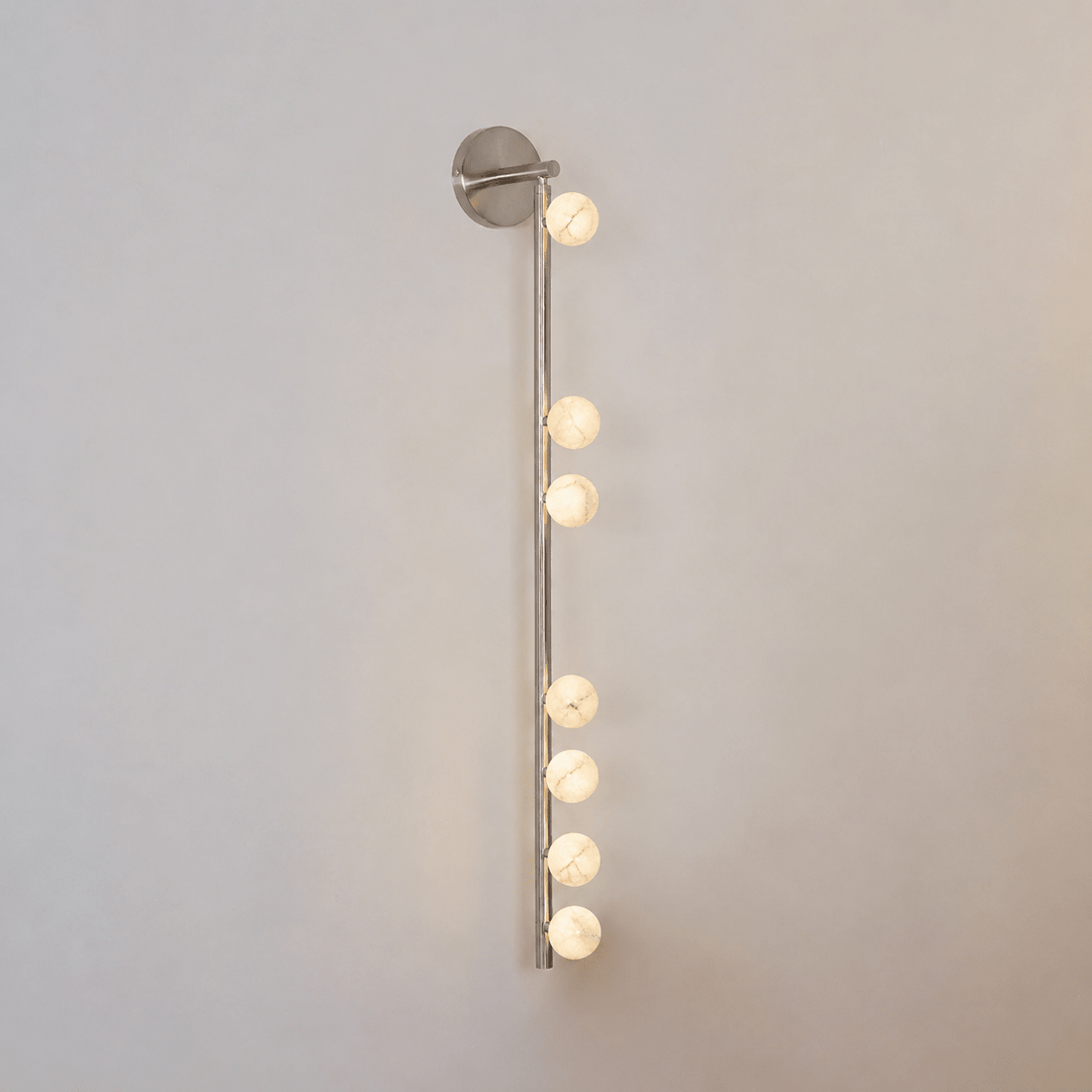Asteria Alabaster Multi-Globe Wall Sconce