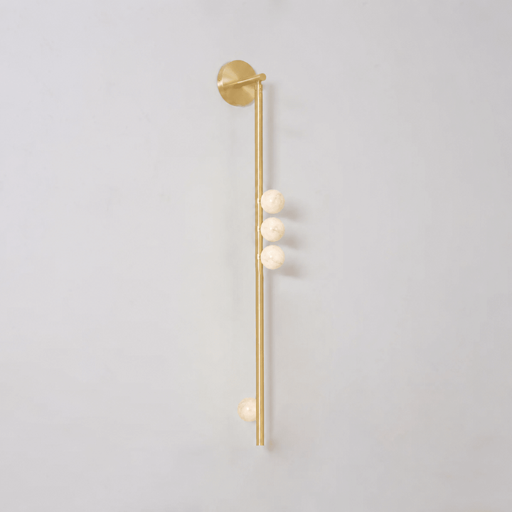 Asteria Alabaster Multi-Globe Wall Sconce