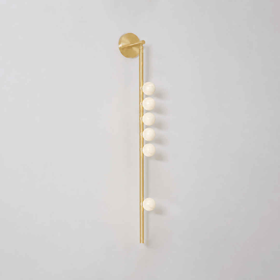 Asteria Alabaster Multi-Globe Wall Sconce