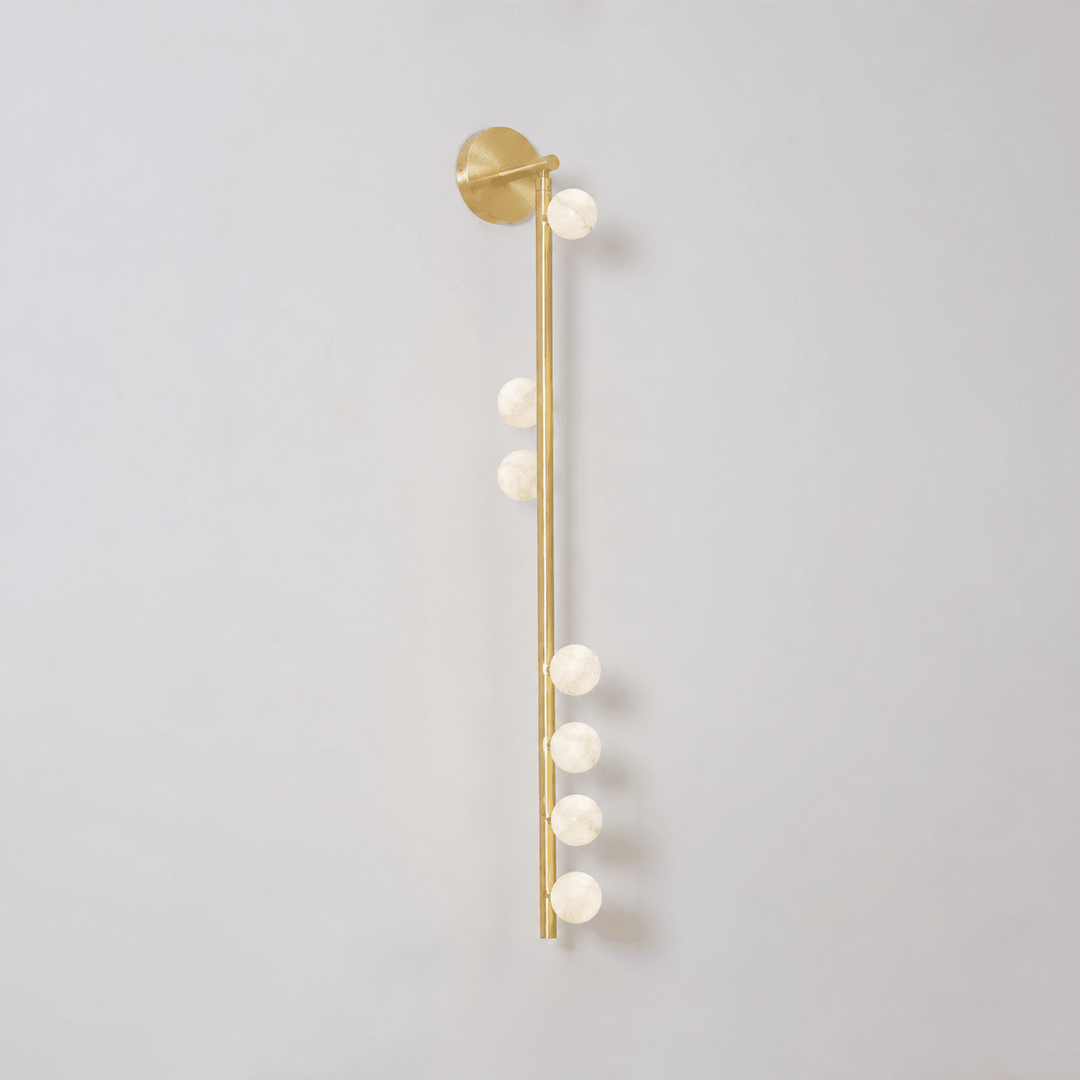 Asteria Alabaster Multi-Globe Wall Sconce