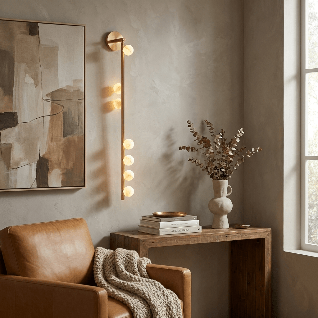 Asteria Alabaster Multi-Globe Wall Sconce