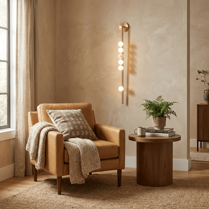 Asteria Alabaster Multi-Globe Wall Sconce