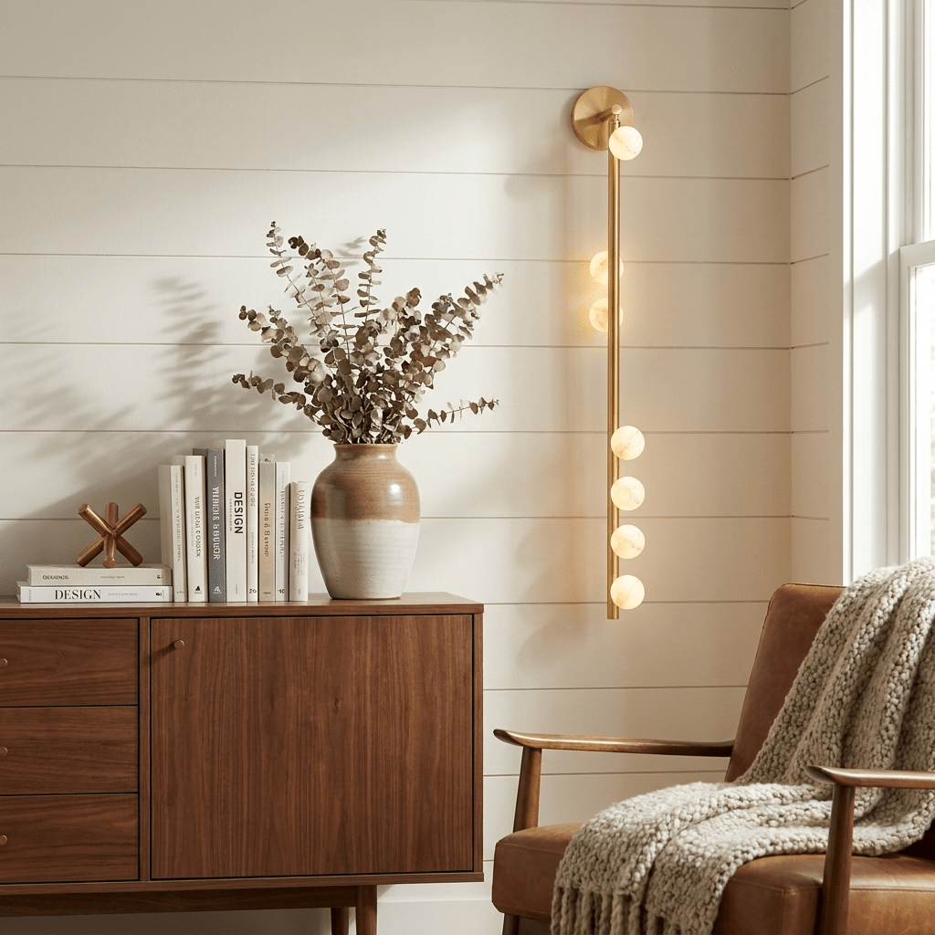 Asteria Alabaster Multi-Globe Wall Sconce