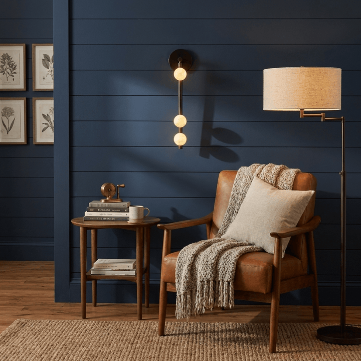 Asteria Alabaster Multi-Globe Wall Sconce