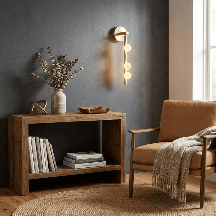 Asteria Alabaster Multi-Globe Wall Sconce
