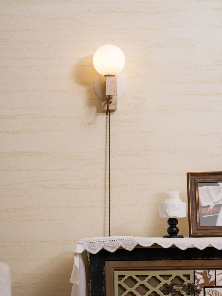 Atlas Globe Wall Sconce