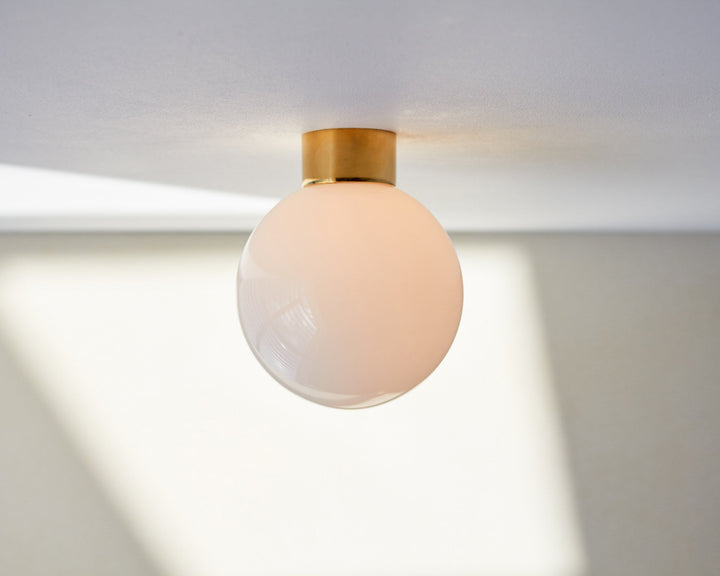 Aura Globe Glass Wall Light