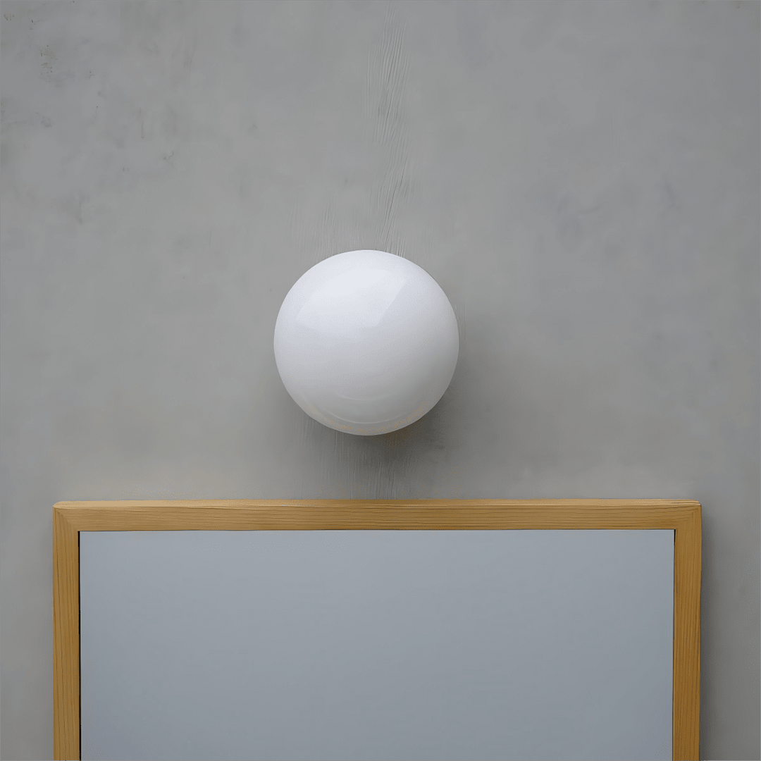 Aura Globe Glass Wall Light