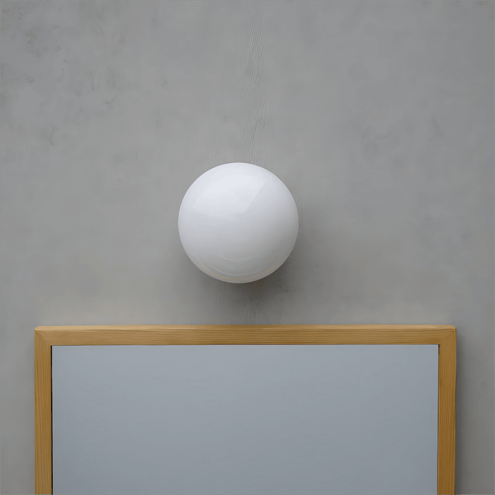 Aura Globe Glass Wall Light