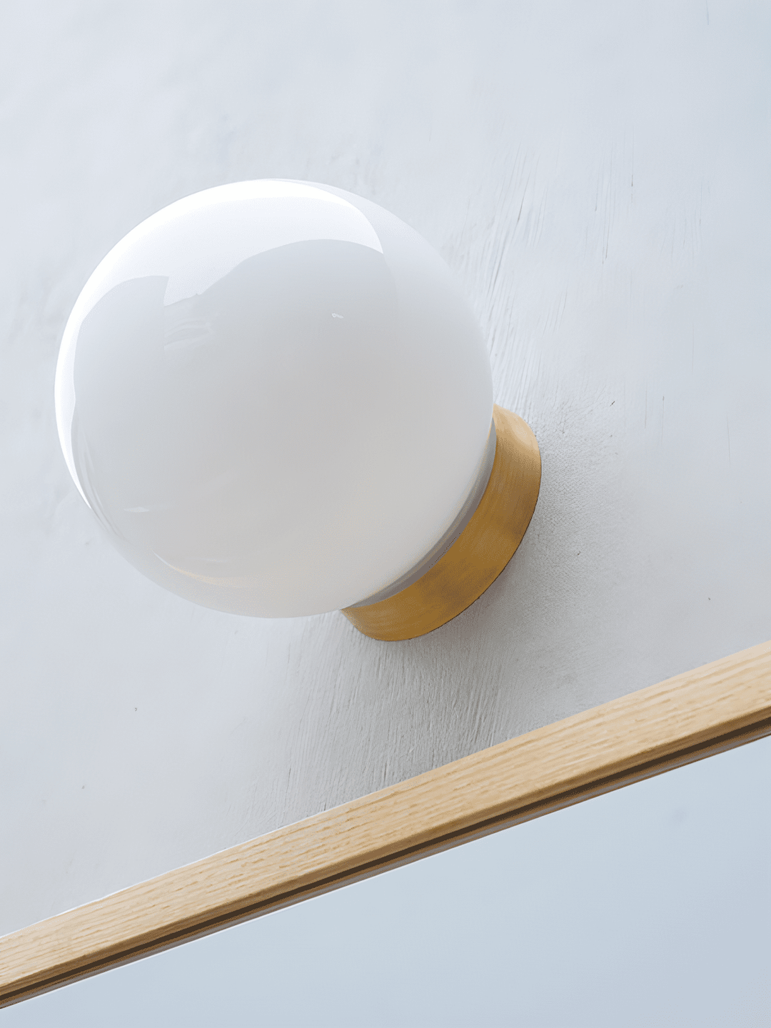 Aura Globe Glass Wall Light