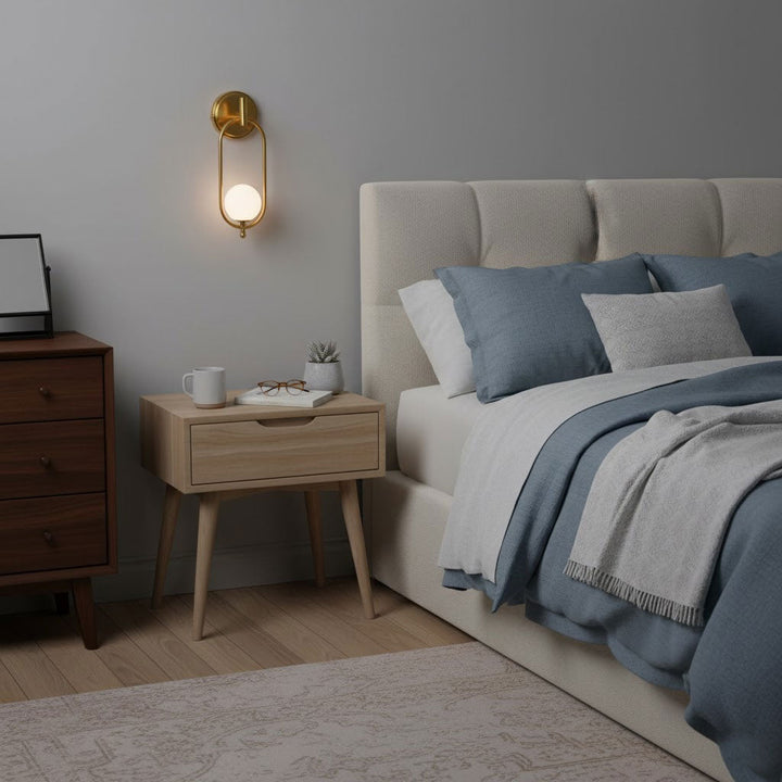 Aurea Brass Wall Light