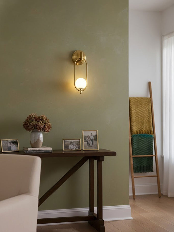 Aurea Brass Wall Light