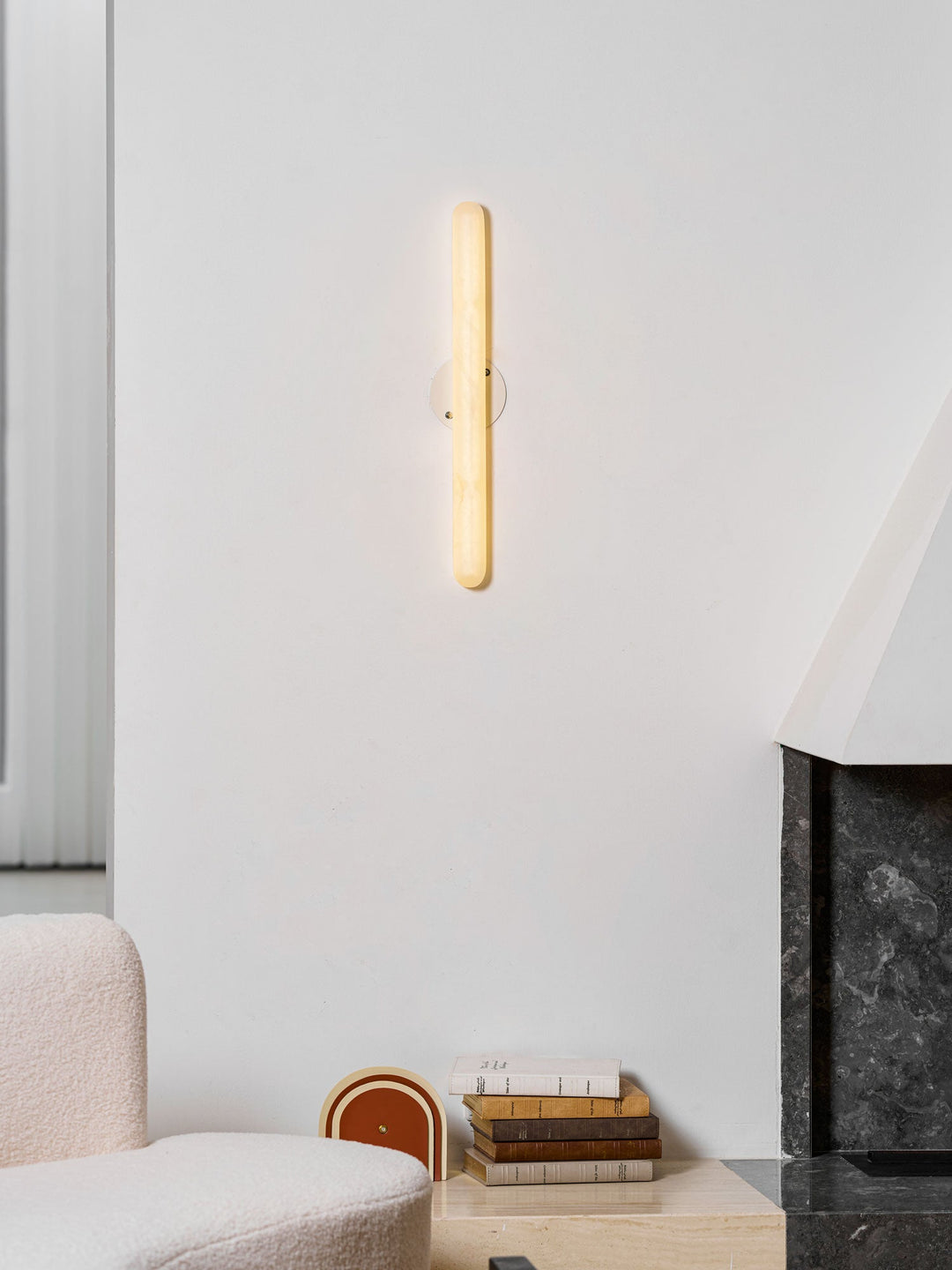 Aurelia Slim Alabaster Linear Wall Light