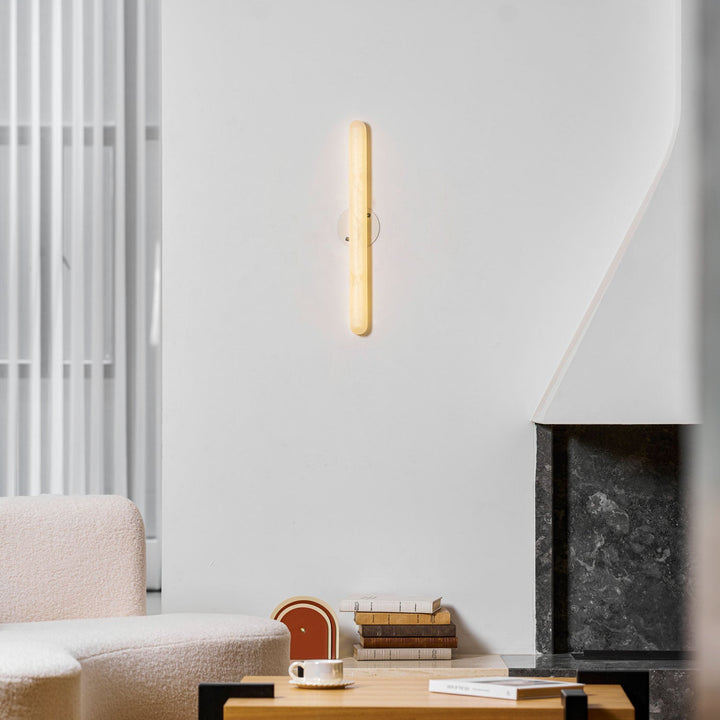 Aurelia Slim Alabaster Linear Wall Light