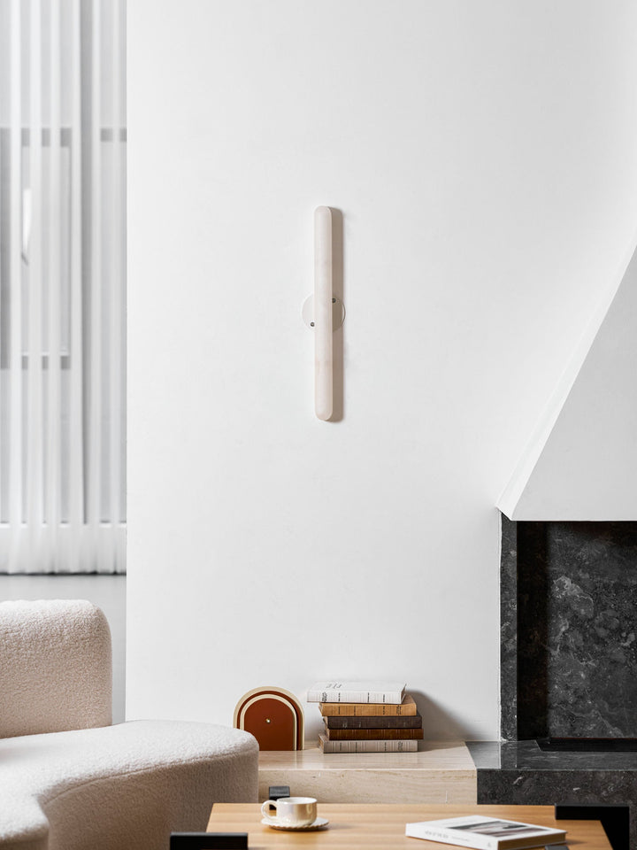 Aurelia Slim Alabaster Linear Wall Light