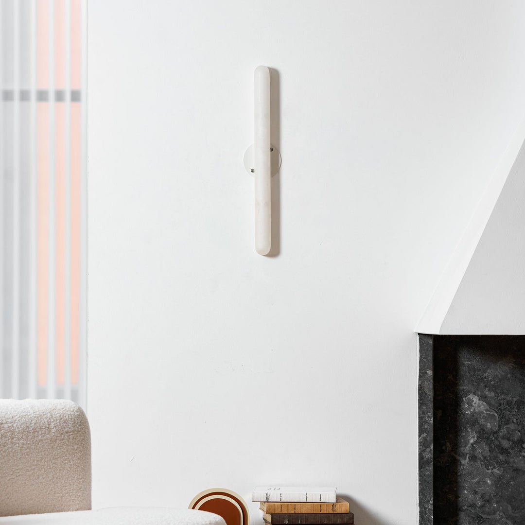 Aurelia Slim Alabaster Linear Wall Light
