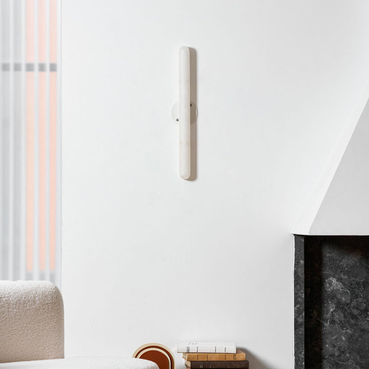 Aurelia Slim Alabaster Linear Wall Light