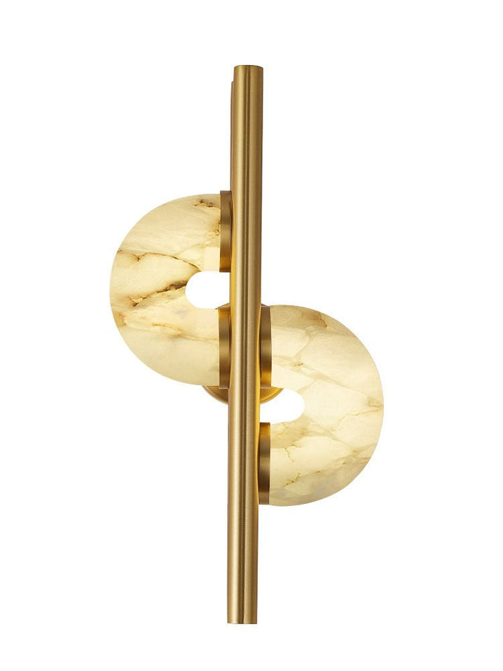 Aurelia Dual Disc Alabaster Sconce