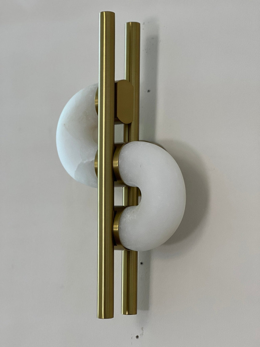 Aurelia Dual Disc Alabaster Sconce