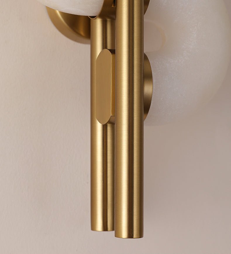 Aurelia Dual Disc Alabaster Sconce