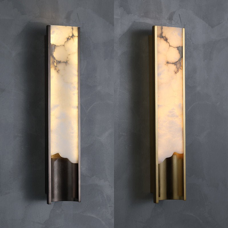Aurelia Vein Alabaster Wall Light