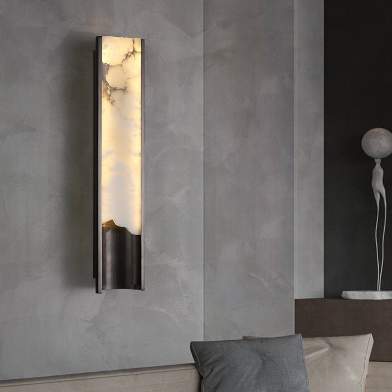 Aurelia Vein Alabaster Wall Light